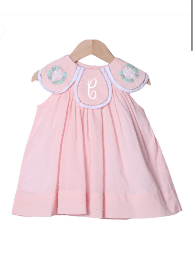 Nwt 2t Crochet Cross Embroidered Tulip Dress